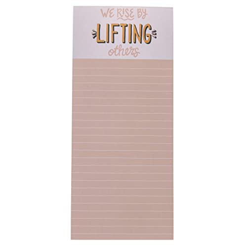 Bloc-notes magnétique We Rise de 100 feuilles pour liste de courses et décoration frigo