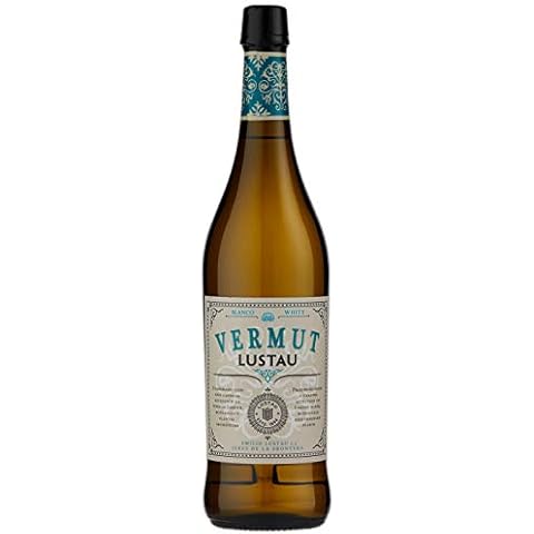 Lustau Vermut Blanco White Vermouth, 75cl, 15% ABV, Dry Vermouth from Jerez Spain, Blended with Botanicals and Fragrant Plants, Complex and Distinctive White Vermouth, Drink Chilled or In Martini Cover