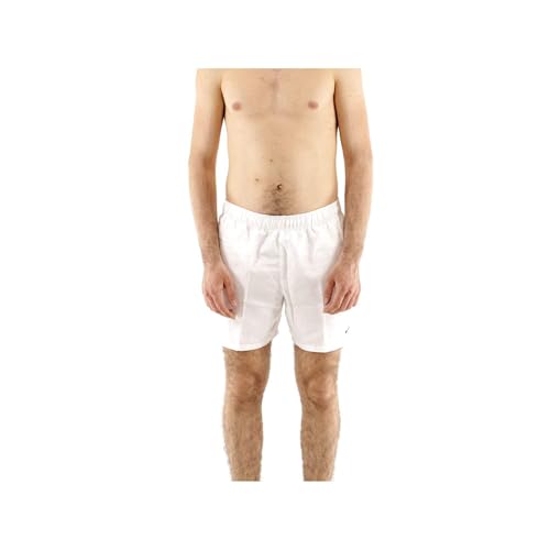 Nike Herren 5 Volley Short Badehose, weiß, L