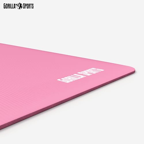 GORILLA SPORTS® Yogamatte 190 x 60/100 x 1,5 cm mit Tragegurt, rutschfest – Ansicht 7