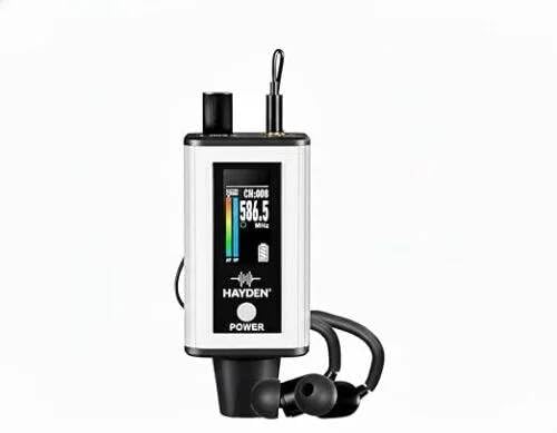 Image of hayden HY-EMX in-Ear Monitor Receiver Only- Extendable HY-EMX Series, Compatible with HY-EMX-1 MINI Or HY-EMX-2 MINI Wireless IEM Systems - Single Receiver, Cannot Be Used Alone