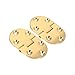 Produktbild 2Pcs Solid Messing Butler Tray Scharnier Runde Kante 2-1/2 "x1-1/2" Satin Finish mit Schrauben Klappe für Klapptisch
