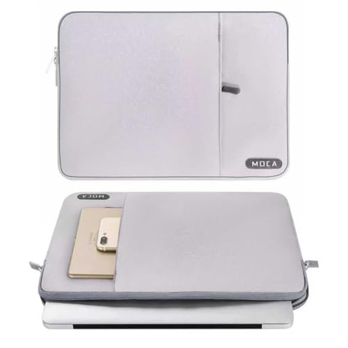 Image of MOCA Laptop Case 13.3 inch, 13-13.3 inch Laptop Sleeve Compatible with MacBook Air /Pro 13 /Pro 14 M5 M4 M3 M2 M1, HP Dell ASUS Lenovo,Polyester Vertical Computer Sleeve Bag with Pocket