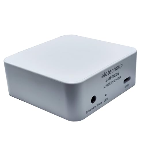 Eletechsup Rugged Case Schumann Wave Generator 7.83Hz Ultra Low Frequency Pulse Generator Precise Frequency Schumann Resonator Helps Sleep