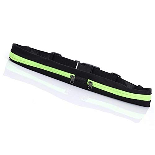 QSCTYG Courir Sac de Taille Support de Portable Ventre Jogging Ceinture Sac Femmes Hommes Voyage extérieur Marchepied Sac Sport Accessoires Ceinture de Course (Color : Green) Cover