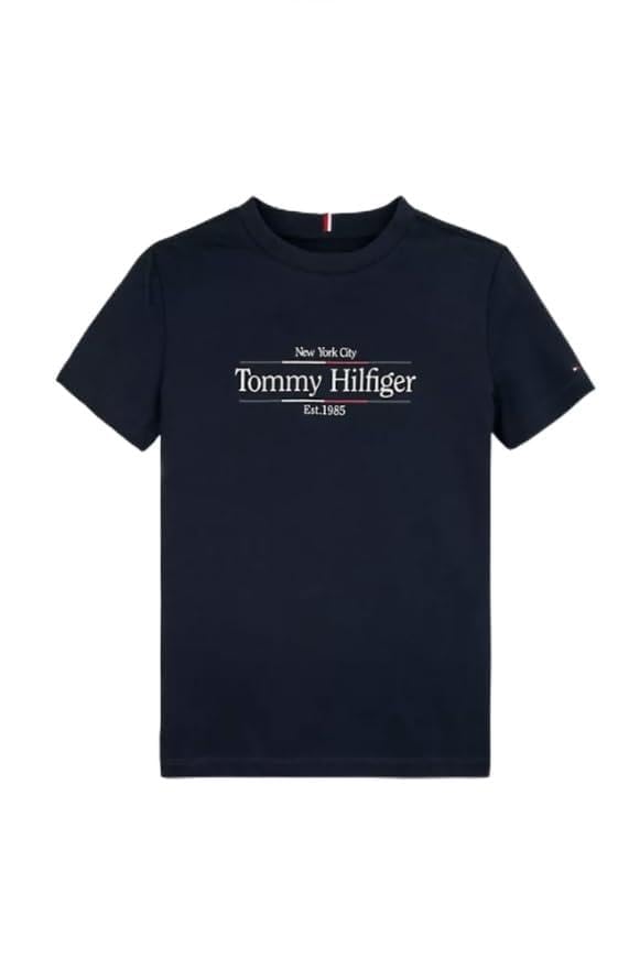 Tommy Hilfiger Camiseta para niño Marino 12 años (152cm)