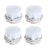Myra Parker Facial Cleansing Brush Head Replacement, Facial Cleansing Brush Head, Exfoliator Facial Brush Heads, for Acne Prone, Clogged and Enlarged Pores Sensitive Skins -Luxe Cashmere (4Pack)