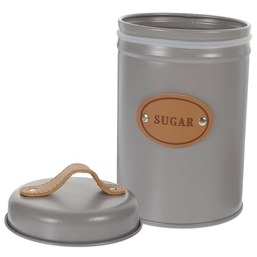 KICHOUSE Canister Avec Couvercle Pour Stockage De Thé Et Aliments Secs Récipient Hermétique De Cuisine Design Rétro Et Pratique Pour Rangement Denrées Alimentaires
