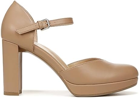 Naturalizer Women's Bandele Platform Ankle Strap Pumps Cafe Brown Beige 11 W Review | Image 1
