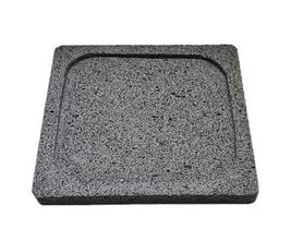 Volcano Stone Cooking Tile, 8" x 8"，Lava Cooking Stone for Pizza, Meats, Seafood and Vegetables.Stone barbecue,Stone grill