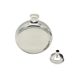 Zilveren Hip Flessen 5oz Roestvrij Staal met Trechters voor Whiskey Wodka Wijn