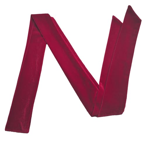 Women Velvet Sash Waist Belt Bow Tie Belt Skinny Neck Scarf for Bridal Wedding Special Occasion Dress4