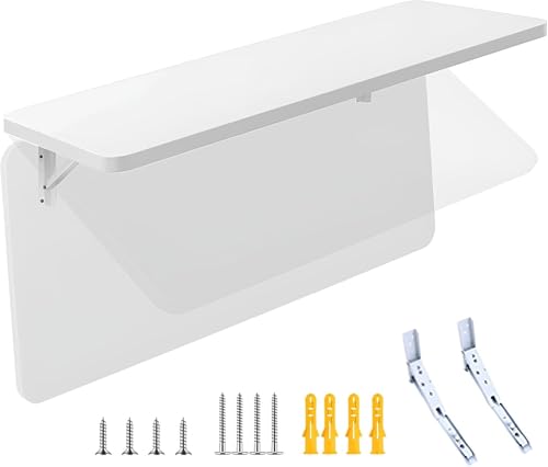 Table pliante murale bureau flottant pour ordinateur portable 50x25