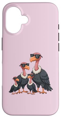 Vulture Family Sunglasses Graphic Cool Bird Lover Vultures �X�}�z�P�[�X iPhone 16 �p