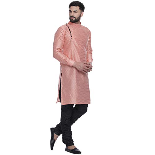 Image of Veera Paridhaan Men's Ethnic Jacquard Printed Long Straight Kurta