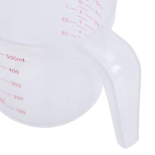 Vaso medidor plástico transparente 500 ml FEESHOW miniatura 6