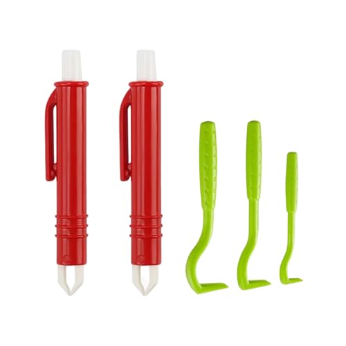 3-in-1 Tick Removal Kit - Includes 3 Hook Tools + 2 Precision Tweezers for Safe Tick Removal on Dogs, Cats & Humans