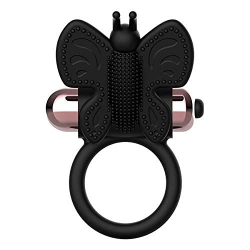 Coquette Cock Ring Butterfly Anillo Vibrador Negro/Gold