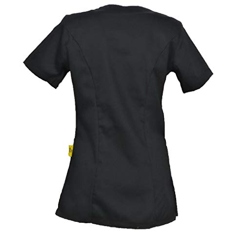 fratelliditalia.org Kittel Kasack Arbeit Schwarz Sommer Damen Friseurin Kosmetikzentrum – Bild 7