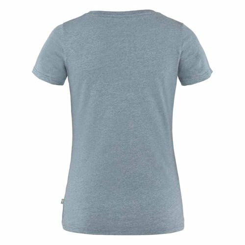 Fjällräven Damen 1960 Logo W T-Shirt, Indigoblau, Meliert, XL EU