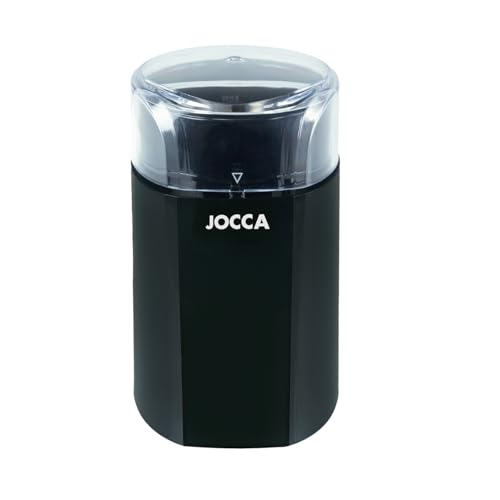JOCCA - Molinillo de café eléctrico 60g | Cuchillas acero inoxidable | Motor potente AC | Para café, especias, semillas y frutos secos