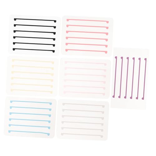 Lurrose 7 シート シリコン アイパッド シリコン シールド 用 まつ毛 リフト メイクアップ パッド まつ毛 パッド ア