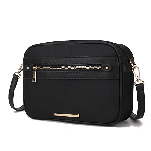 MKF Collection Crossbody Bag for Women Designer Crossover Lady Handbag Messenger Purse