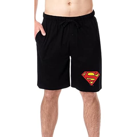 DC Comics Superman Logo Sleep Pajama Shorts Cover