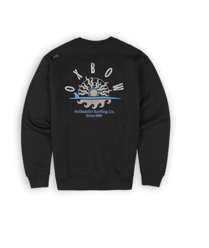 OXBOW Sweat Sandbar Ete 2026 Manches Longues, Col Rond, Motif sur Le Dos, sans Capuche