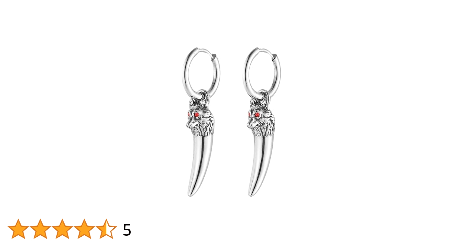 ピアス LOVE ME MONSTER Horse Hoof Earrings Amethyst Claw Sterling Silver Gothic Stud Earrings