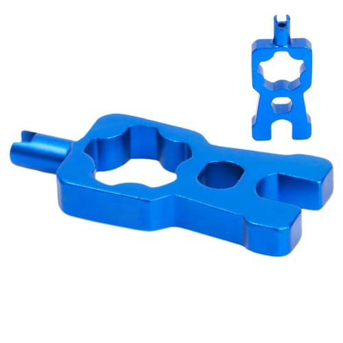 Gwtdtoad Extractor de núcleos de válvulas,Herramienta de extracción de núcleos de válvulas para bicicletas,Herramienta multifuncional para neumáticos de bicicleta con llave de núcleo de válvula -