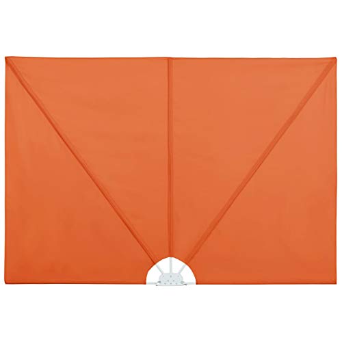 Preisvergleich Produktbild vidaXL Seitenfächer Terrasse 400x200cm Terrakotta Balkonfächer Seitenmarkise