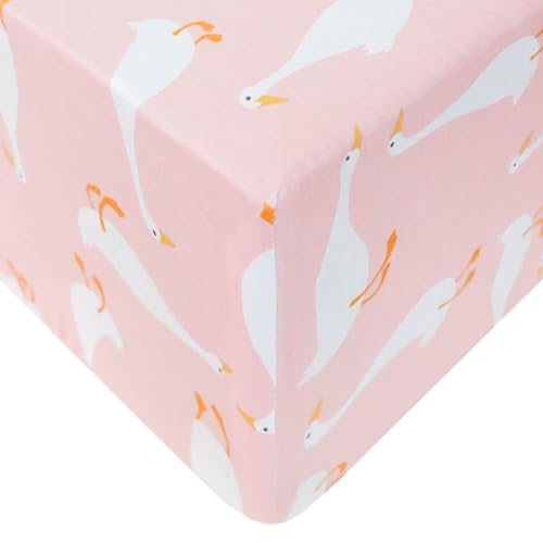 Image of Premium Fitted Knit Crib Sheet/Toddler Sheet Goosie by Copper Pearl, CP-CRSH-0125-NSZ
