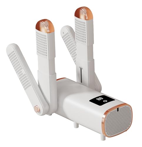 Secador eléctrico portátil para 2 pares de calzado con temporizador