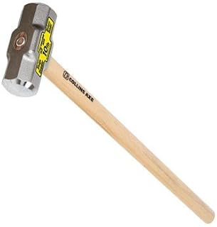 Collins Sledge Hammer Double Face, Drop-Forged 10 Lb. High Carbon Steel 36 
