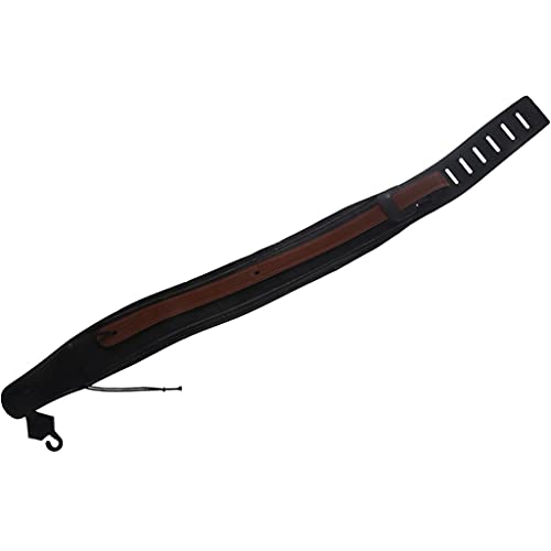 XJJZS Sangle de Guitare en Cuir de Vachette véritable pour Guitare Basse électrique réglable rembourré - Les Beatles, Paul McCartney, John Lennon, RIngo Starr, George Harrison XJJZS Sangle de Guitare en Cuir de Vachette véritable pour Guitare Basse électrique réglable rembourré – Image 4