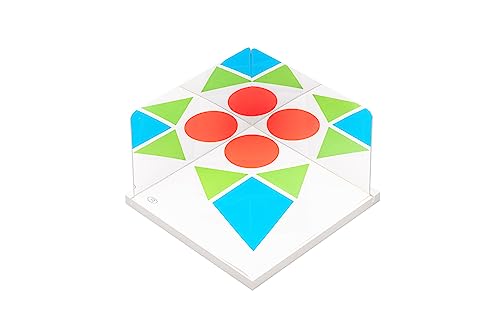 WISSNER aktiv lernen - 2 Kunststoff Spiegeln 150 x 100 x 1.5 mm mit Standplatte