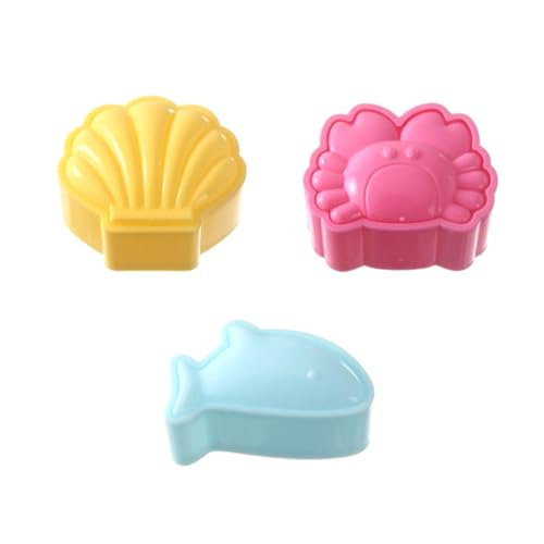 3 piezas de Onigiri molde de arroz Musubi Maker, Musubi Maker moldes de prensa, cangrejo mariscos pescado forma arroz bola moldes fabricante sushi molde para niño almuerzo Bento, hogar Diy
