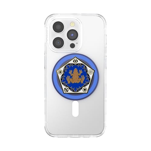 Image of PopSockets Phone Grip for MagSafe with Kickstand, Magnetic Stand, Swappable Top, Secure Hold for iPhone MagSafe Cases, Phone & Tablet Grip, Harry Potter - Enamel Chocolate Frog