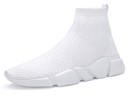 Image of Santiro Men's Running Shoes Breathable Knit Slip On Sneakers