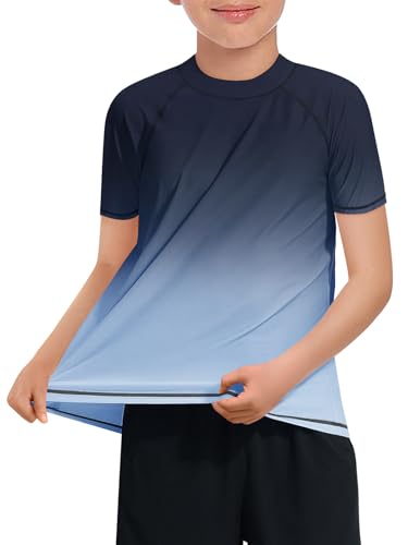 Maillot de bain manches courtes UPF 50+ protégeant les garçons du soleil