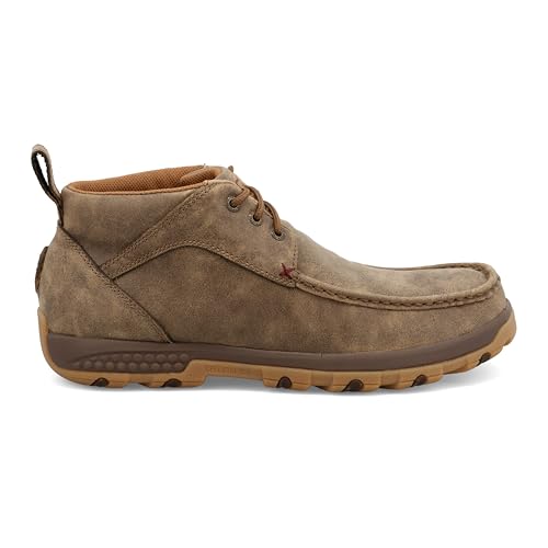 Twisted X Men's Lace-Up Chukka Driving Moc with CellStretch4