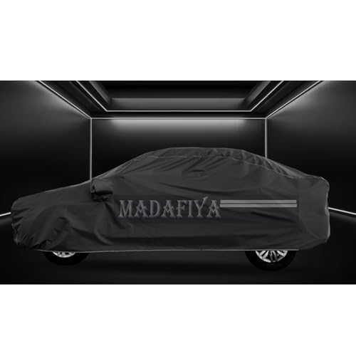 Image of ROYALS CHOICE All Weather 100% Waterproof Car Cover for Ford Endeavour (Dark Grey with Mirror Pockets)
