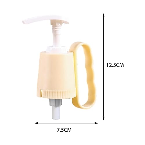 Qianly 5X Ketchup Sauce Nozzle, Replacement Oil Bottle Pump, Universal, Practical, with 2 Sealing Rings Condiment Bottle Pump Head for Dining