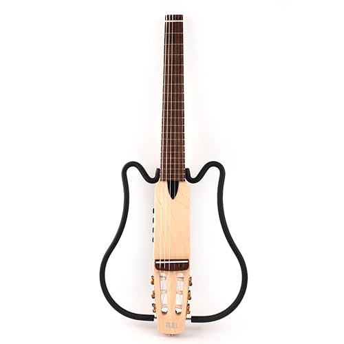 Fojill Electric Classical Guitar Classic Nylon String Travel Portable Foldable Fold Flding collapsible Silent Mahogany Body Maple Neck Rosewood Fretboard With Gig Bag