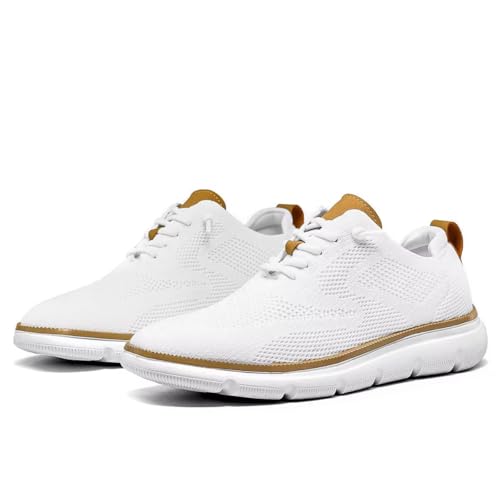 Mens Oxfords Lace-Up Lightweight Casual Walking Shoes Dress Shoes Fashion Sneakers Shoes4