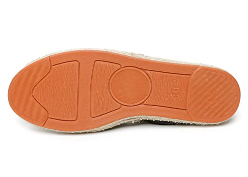 Image of Mintzice Men's Solid Comfortable Slip on Canvas Espadrilles Flat