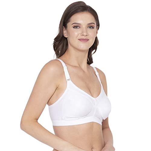 Image of SOUMINIE - Minimizer Bra - Non Padded - Cotton Rich - Broad Straps - Full Coverage - Wireless Seamless T-Shirt Bra
