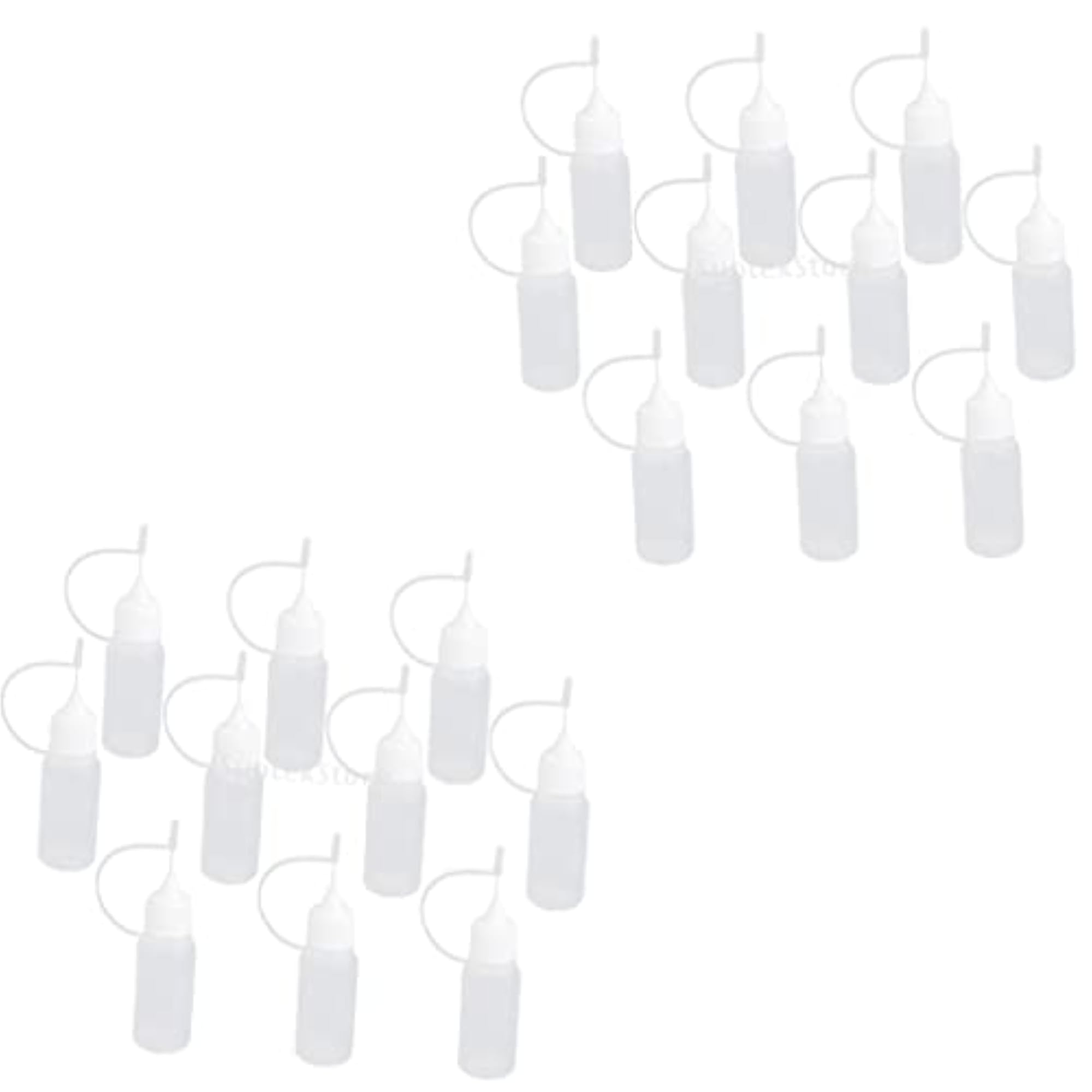 20pcs 10ml Needle Tip Empty PVC Squeezable Dropper Bottle