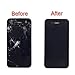 Fix Cracked Cell Phone Screen Glue,Liquid Optical Clear Adhesive Glue,Glass Repair UV Glues,Phone Screens Frame Warping Screens Repair,Touch Screen Repair Glues,for Smartphone (3 Pcs)